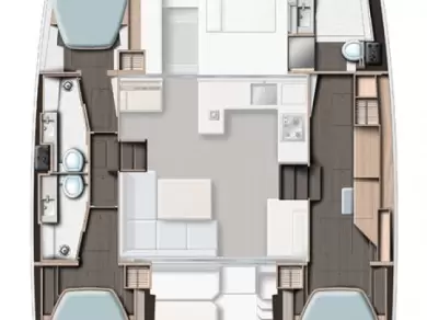 Vermietung Katamaran Leopard Catamarans / Robertson & Caine mit Führerschein