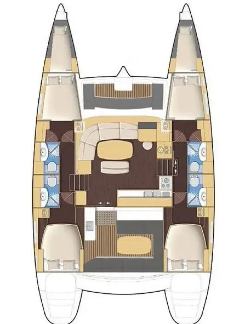 Ein Lagoon Lagoon 440 mieten in Préveza