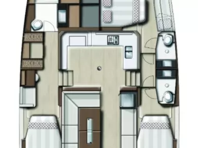 Boot mieten Parham Town günstig Bali Catspace Voile