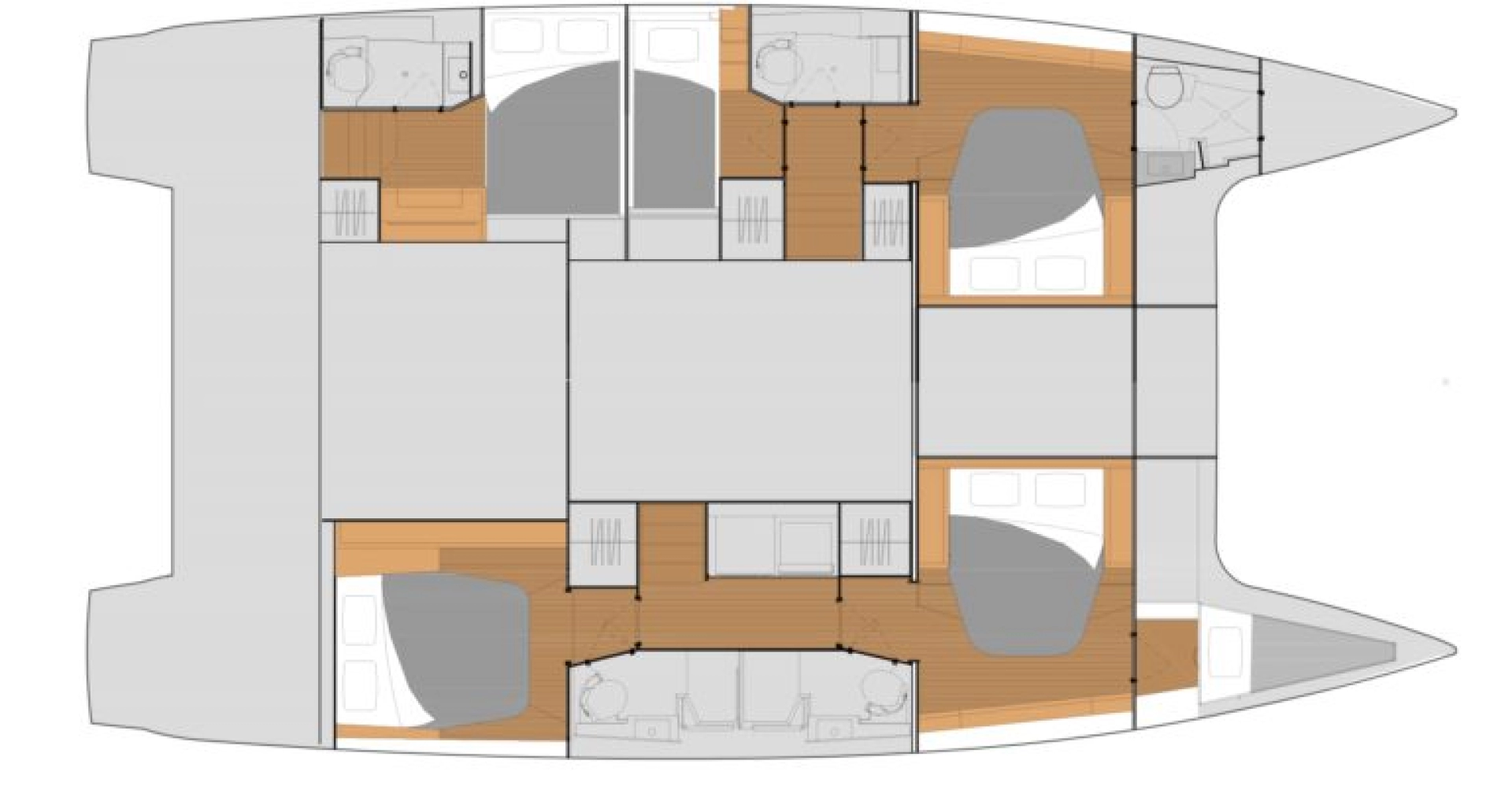 Vermietung Katamaran Fountaine Pajot mit Führerschein