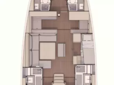 Boot mieten Cagliari günstig Dufour 530