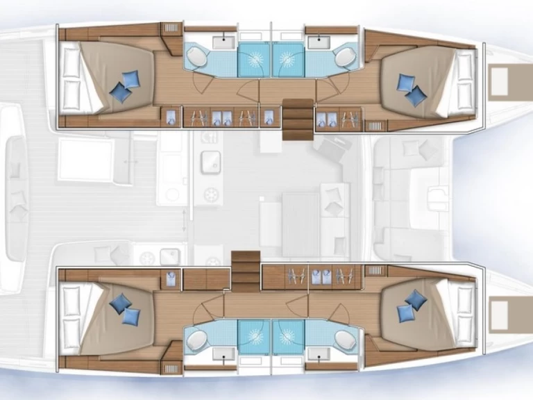 Katamaran mieten in Rogoznica - Lagoon Lagoon 46