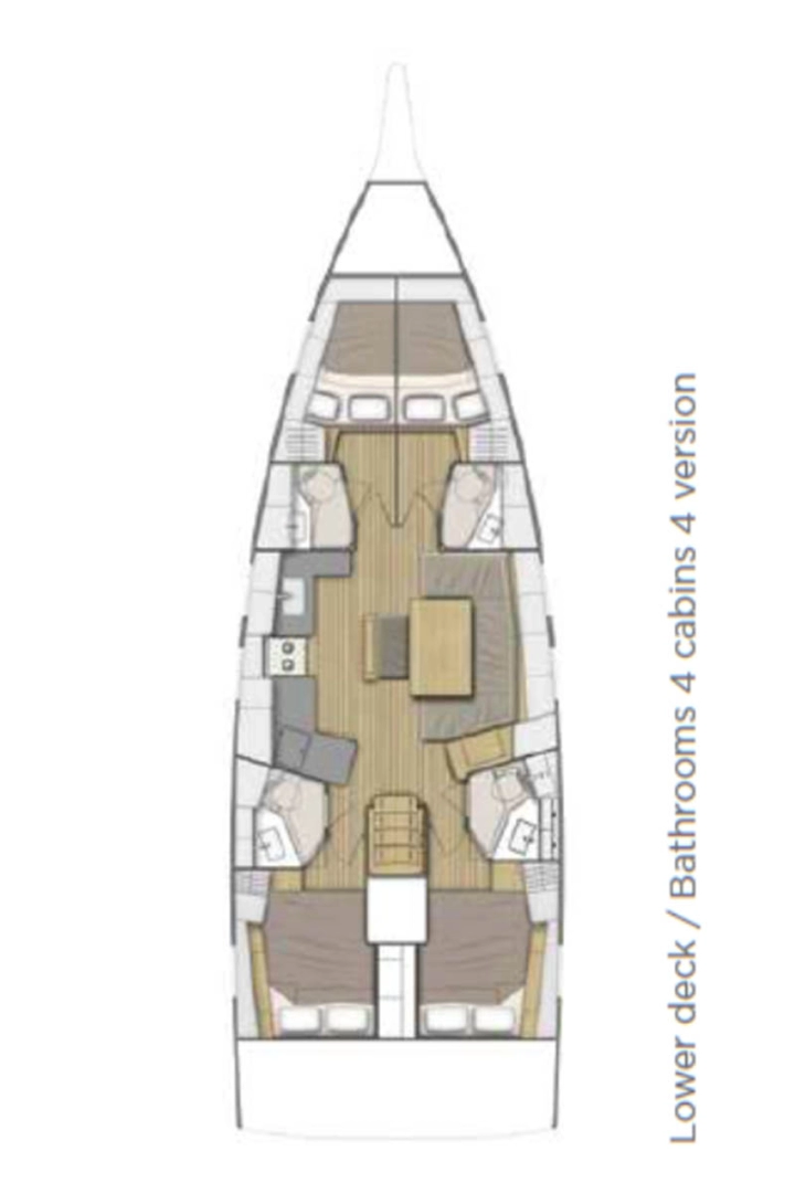 Vermietung Segelboot Bénéteau mit Führerschein