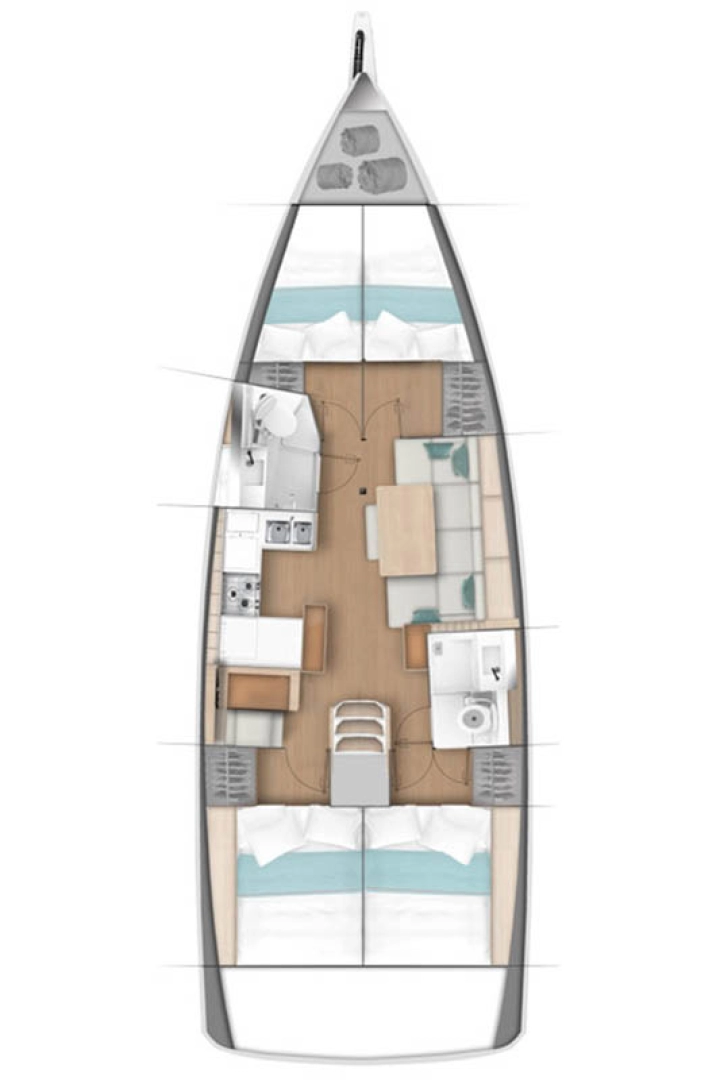 Bootsverleih Jeanneau Sun Odyssey 440 Seget Donji Samboat