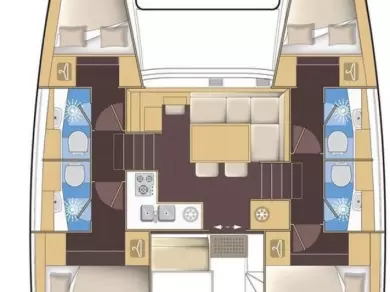 Vermietung Katamaran Lagoon mit Führerschein