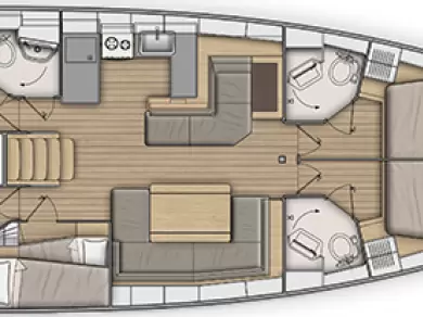 Bénéteau Oceanis 51.1 mieten Lefkáda