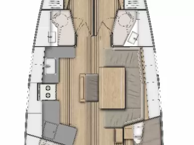 Boot mieten Rogač günstig Oceanis 46.1