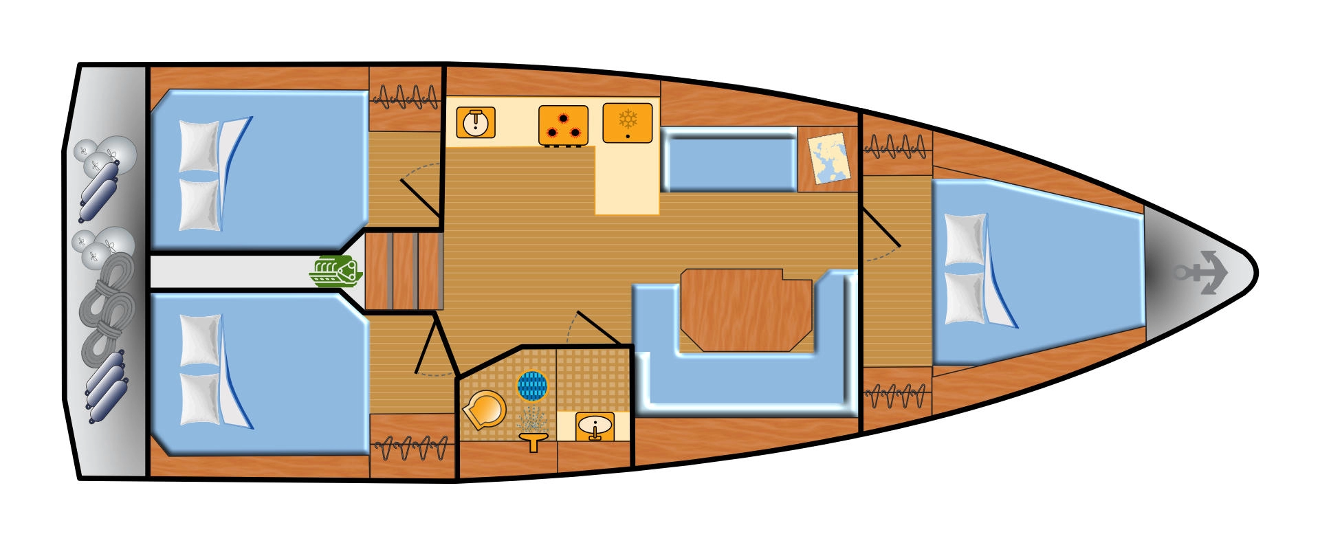 Segelboot mieten in Palma de Mallorca - Bavaria Bavaria C38