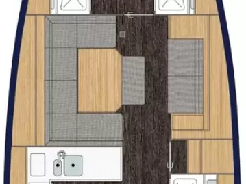 Vermietung Segelboot Bavaria mit Führerschein