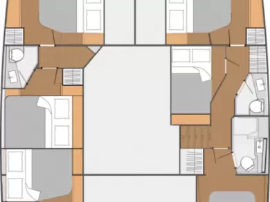 Katamaran mit oder ohne Skipper Fountaine Pajot mieten in Trogir