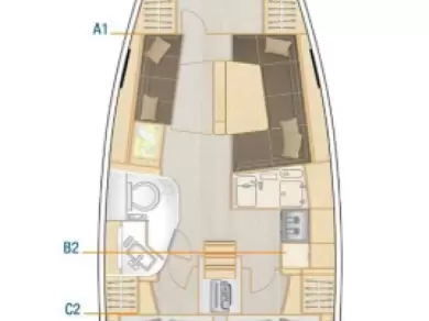 Bootsverleih Hanse Hanse 388 Seget Donji Samboat