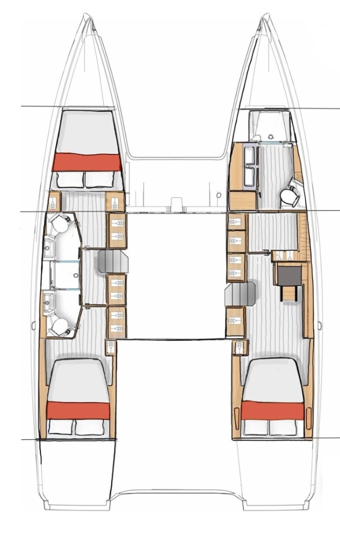 Ein Excess Excess 13 - 3 + 1 cab. mieten in Olbia