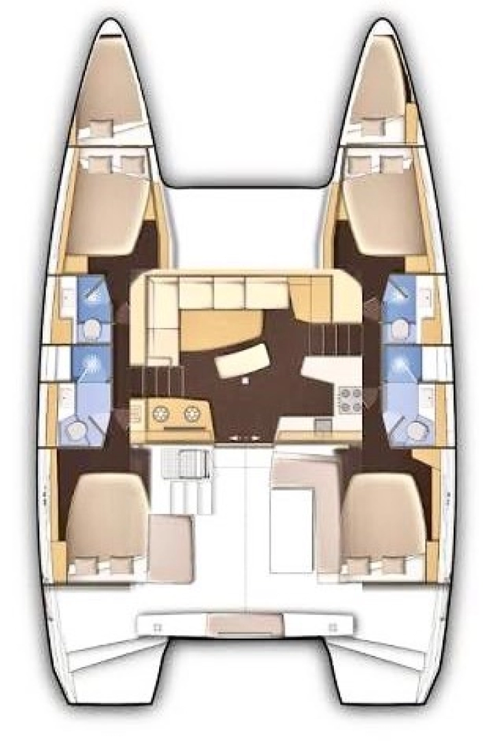 Vermietung Katamaran Lagoon mit Führerschein