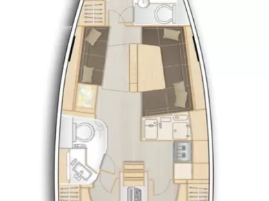 Ein Hanse Hanse 388 mieten in Dénia