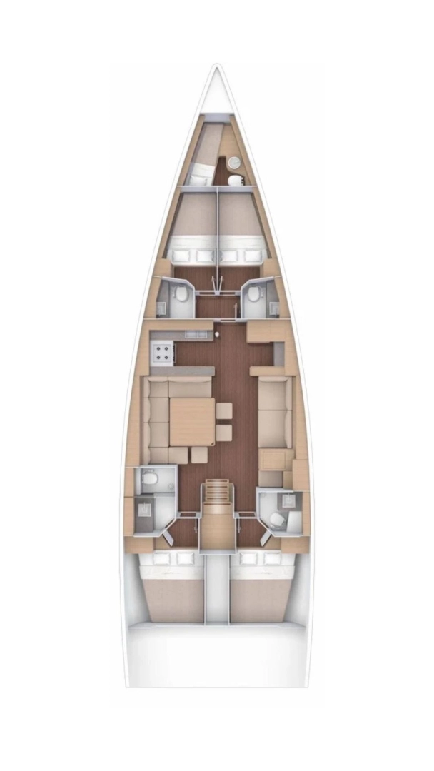 Ein Dufour Dufour 56 Exclusive mieten in Sicilia