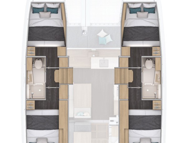 Boot mieten Jezera günstig Lagoon 38 - 4 cab.
