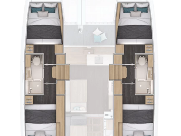 Boot mieten Jezera günstig Lagoon 38 - 4 cab.