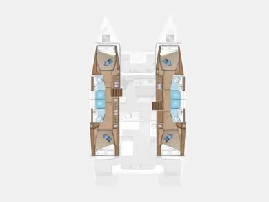 Katamaran mit oder ohne Skipper Lagoon mieten in Bas du Fort