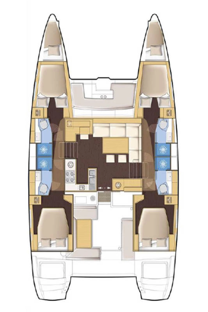 Vermietung Katamaran Lagoon mit Führerschein