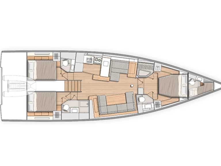 Segelboot mieten in Road Town - Bénéteau Oceanis 54