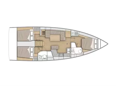 Segelboot mieten in Lefkáda - Bénéteau Oceanis 40.1
