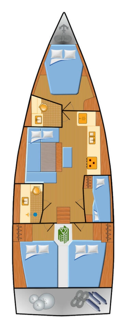Boot mieten Pula günstig Dufour 430