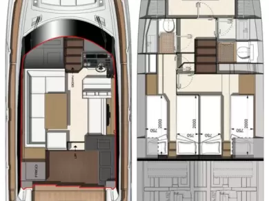 Boot mieten Biograd na Moru günstig Prestige 460 Fly - 3 + 1 cab.