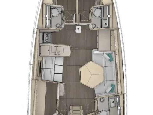Segelboot mieten in Seget Donji - Dufour Dufour 48