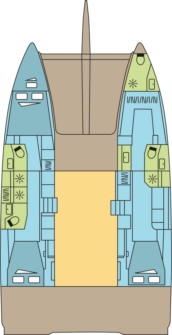 Vermietung Katamaran Excess mit Führerschein