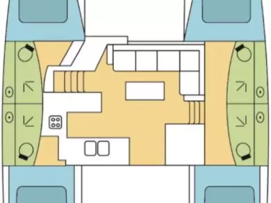 Vermietung Katamaran Fountaine Pajot mit Führerschein