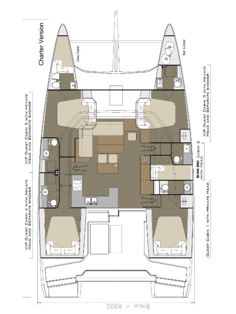 Katamaran mit oder ohne Skipper Dufour mieten in Kaštela