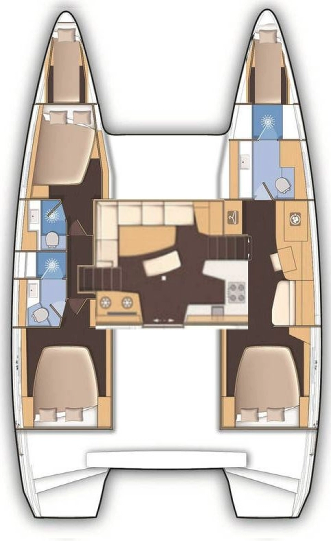 Boot mieten Kaštela günstig Lagoon 42