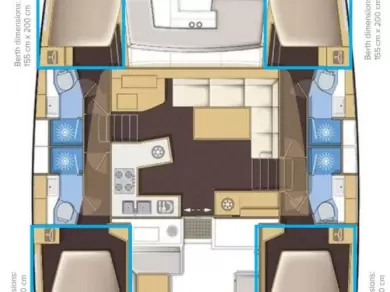 Bootsverleih Lagoon Lagoon 450 F Kaštela Samboat