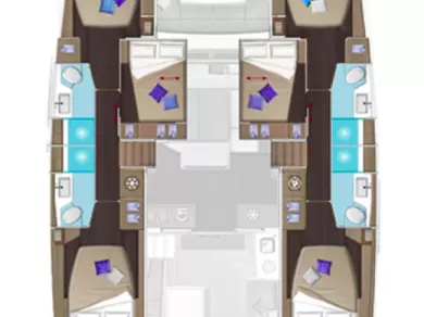 Boot mieten Kaštela günstig Lagoon 51