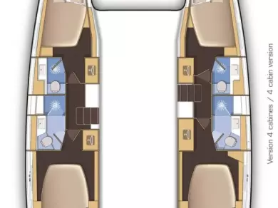 Boot mieten Primošten günstig Lagoon 42