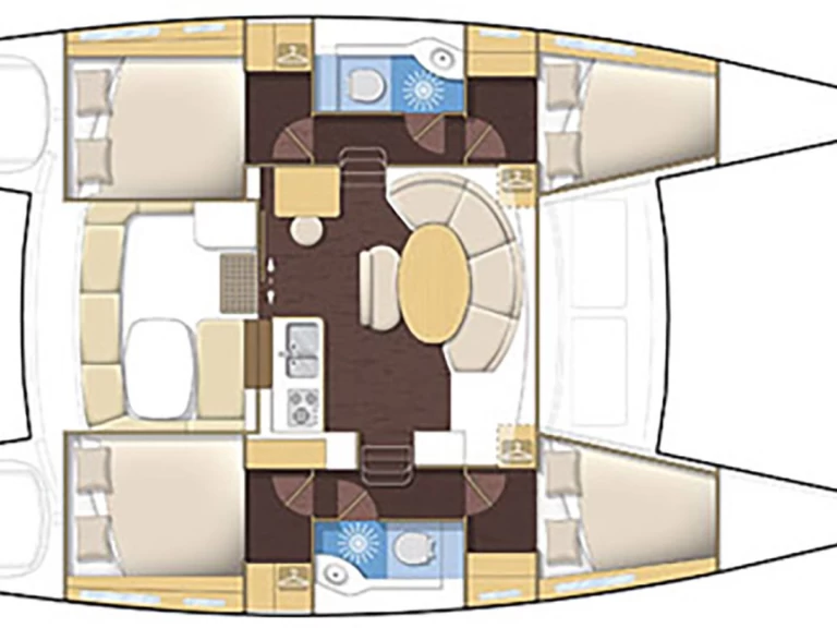 YachtCharter in Propriano - Lagoon Lagoon 380 auf SamBoat