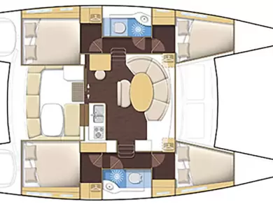 YachtCharter in Propriano - Lagoon Lagoon 380 auf SamBoat