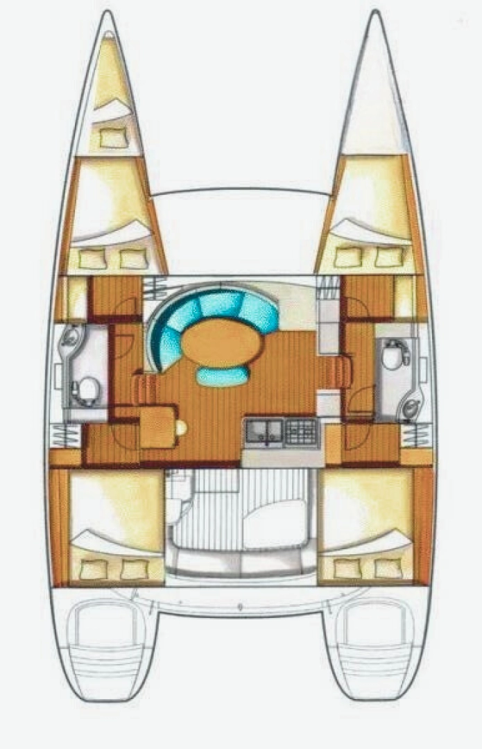 Boot mieten Koh Samui günstig Lagoon 380