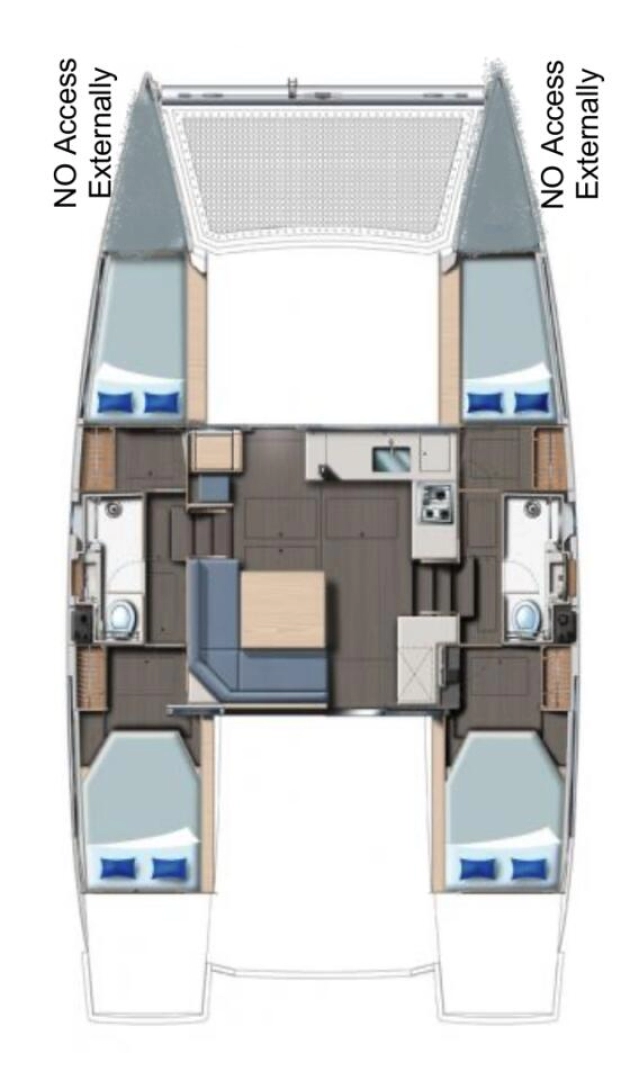 Leopard Catamarans / Robertson & Caine Leopard 40 mieten Furnari