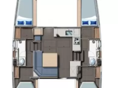 YachtCharter in Furnari - Leopard Catamarans / Robertson & Caine Leopard 40 auf SamBoat