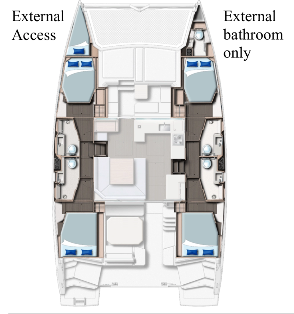 Ein Leopard Catamarans / Robertson & Caine Leopard 45 mieten in Procida