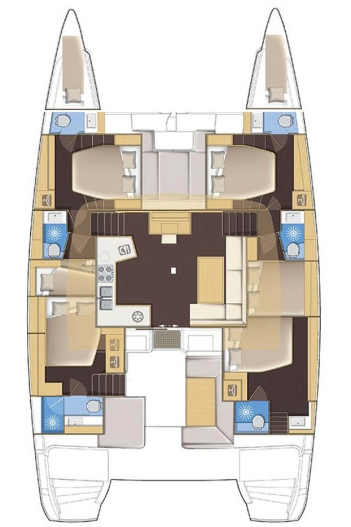 YachtCharter in Trogir - Lagoon Lagoon 52 F auf SamBoat