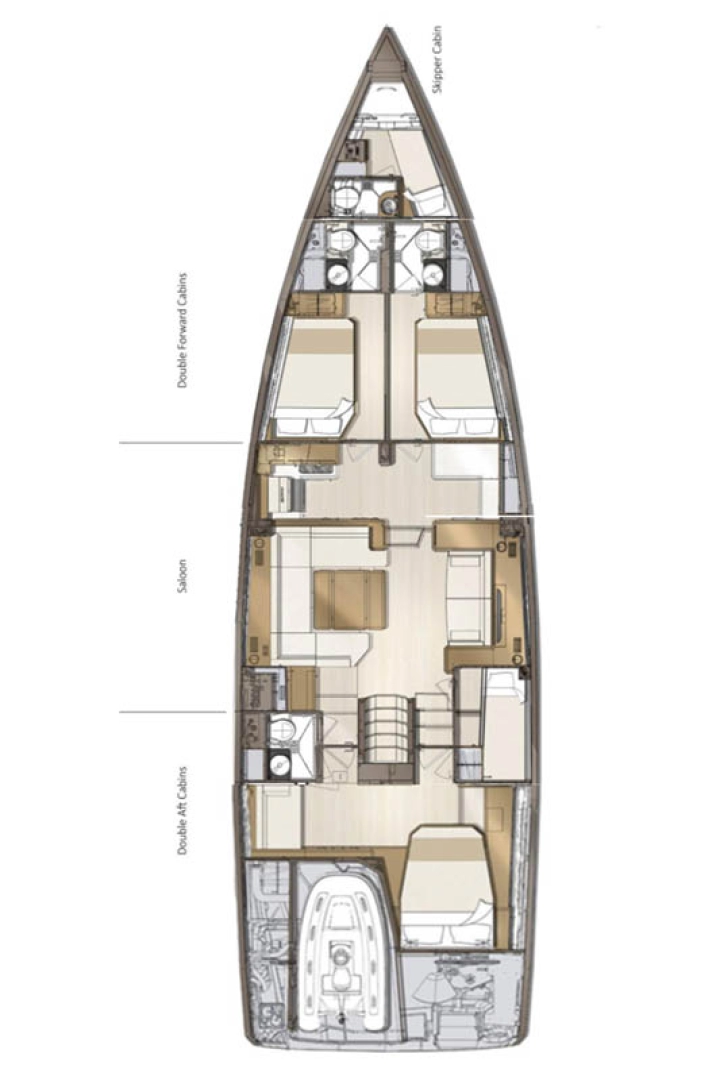 Segelboot mieten in Ellinikó - Jeanneau Jeanneau 60