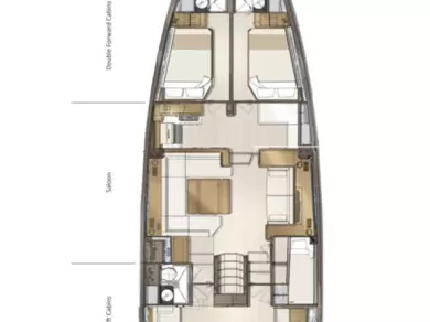 Segelboot mieten in Ellinikó - Jeanneau Jeanneau 60