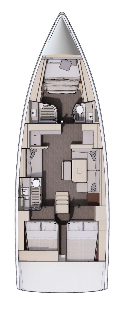 Boot mieten Trogir günstig Dufour 470