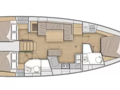 Segelboot mit oder ohne Skipper Bénéteau mieten in Trogir