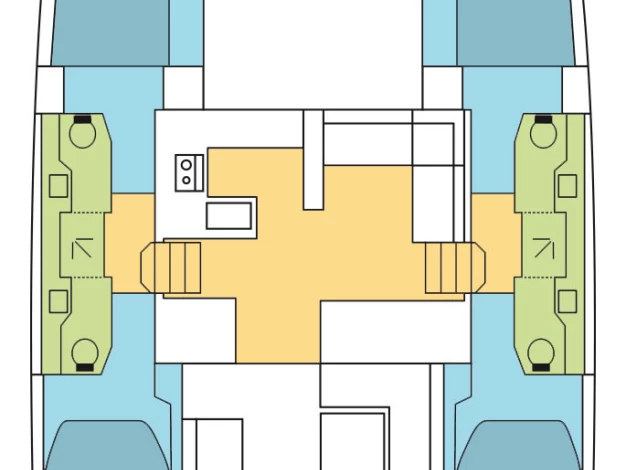 Bavaria Nautitech 47 Power - 4 + 2 cab. mieten Komolac