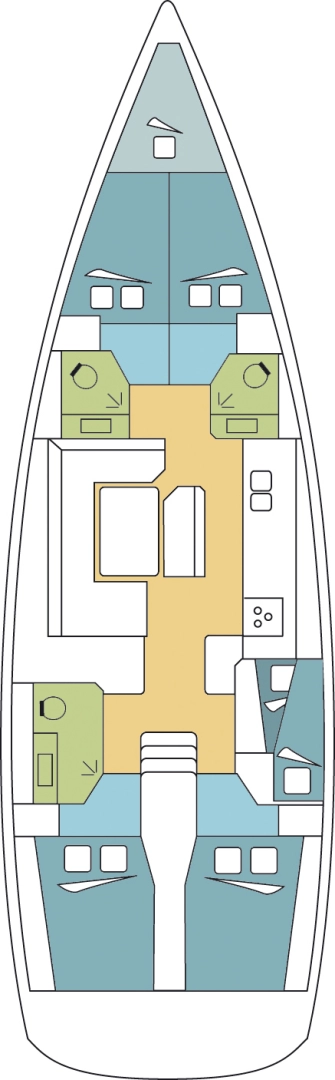 Boot mieten Zaton günstig Sun Odyssey 509