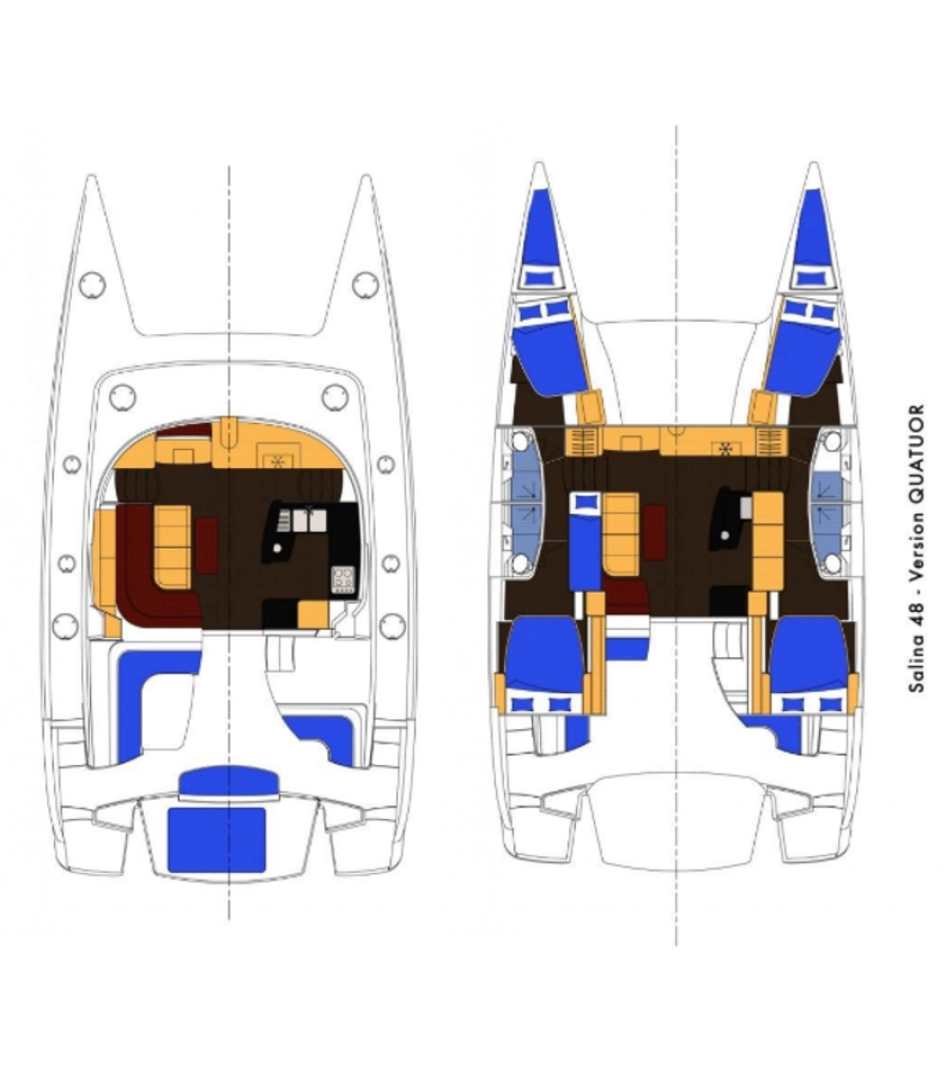 YachtCharter in Corazón de Jesús Island - Fountaine Pajot Salina 48 auf SamBoat