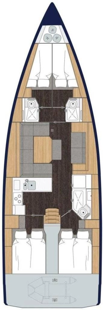 Boot mieten Lefkáda günstig Bavaria C45